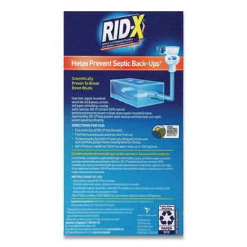 RID-X® Septic System Treatment Concentrated Powder, 9.8 Oz, 12-carton freeshipping - TVN Wholesale